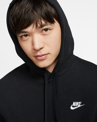 Худі чоловіча Nike Sportswear Club Fleece BV2654-010 Чорний S