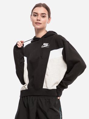 Толстовка жіноча Nike Sportswear Heritage Hoodie Fleece CZ8604-010 Чорний XS