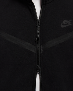 Кофта чоловіча Nike NSW Tech Fleece Hoodie FZ CU4489-010 Чорна XL