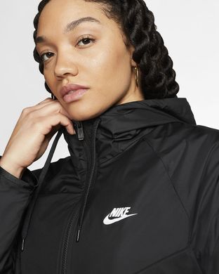 Куртка жіноча з капюшоном Nike Sportswear Windrunner BV3939-010 L Чорний