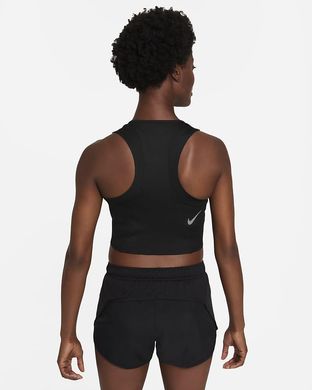 Жіночий укорочений топ для бігу Nike Dri-FIT Race DD5921-010 XS