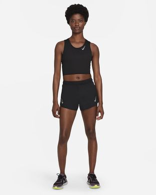 Жіночий укорочений топ для бігу Nike Dri-FIT Race DD5921-010 XS