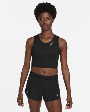 Жіночий укорочений топ для бігу Nike Dri-FIT Race DD5921-010 XS