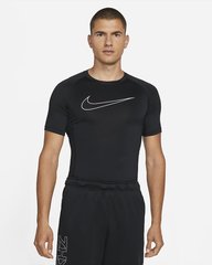 Термобелье мужское Nike Pro Dri-FIT Tight-Fit Short-Sleeve Top DD1992-010 Черный XXL