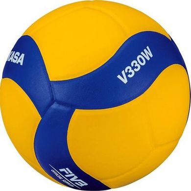 Мяч волейбольный Mikasa V330W Желто-синий (4907225881055)