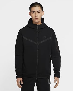 Кофта чоловіча Nike NSW Tech Fleece Hoodie FZ CU4489-010 Чорна XS